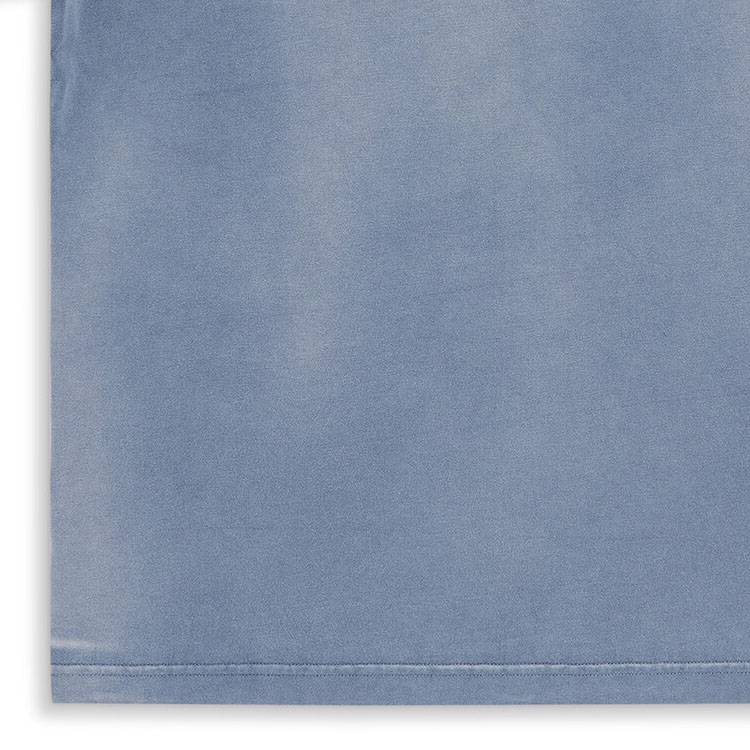 Details for バレンシアガ FW23 ロゴプリント クルーネックTシャツ レギュラーフィット ブルー/ホワイト. 764235TPVK14313