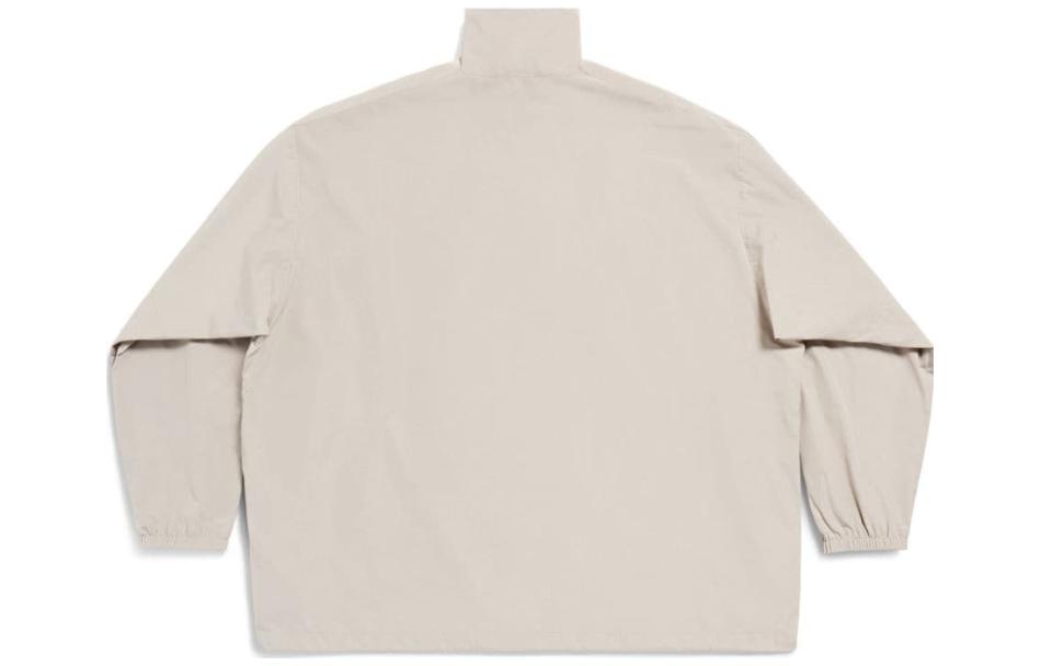 Balenciaga FW23 Logo Print High-Neck Long Sleeve Jacket  Loose Fit Off-White 725302TPO069501 圖 3