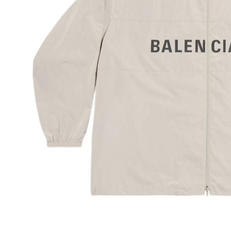 Balenciaga FW23 Logo Print High-Neck Long Sleeve Jacket  Loose Fit Off-White 725302TPO069501 圖 6