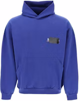 Balenciaga FW23 Logo Print Hoodie Blue Regular Fit Long Sleeve 739024TNVG24019 Balenciaga FW23 Logo Print Hoodie Blue Regular Fit Long Sleeve 739024TNVG24019