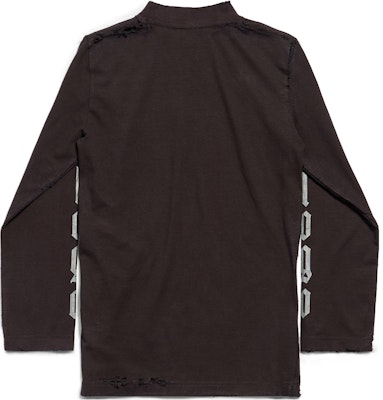 Balenciaga FW23 標誌印花長袖T恤 男女皆適合 標準版型 788244TQVK51200 Lookbook Balenciaga FW23 標誌印花長袖T恤 男女皆適合 標準版型 788244TQVK51200