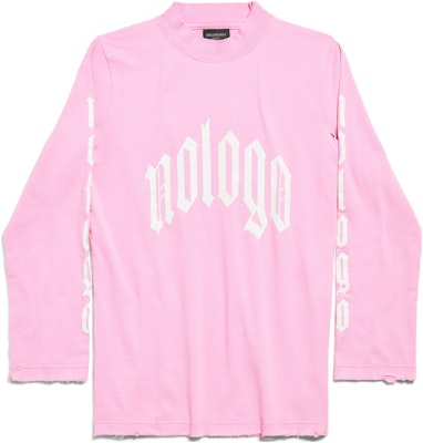 Balenciaga FW23 標誌印花長袖T恤 男女皆適合 標準版型 788244TQVK51200 Sizing Balenciaga FW23 標誌印花長袖T恤 男女皆適合 標準版型 788244TQVK51200