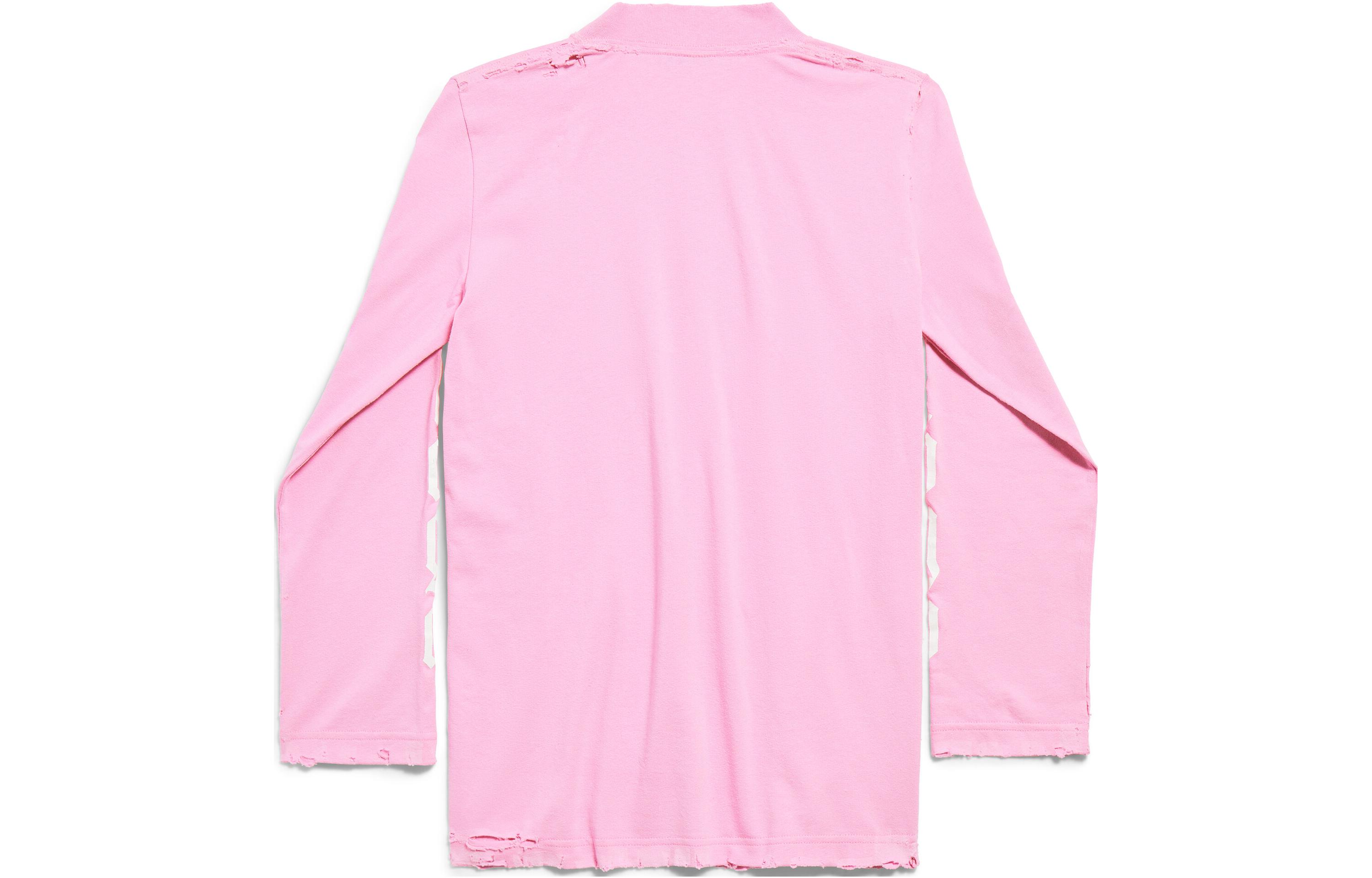 Cheap バレンシアガ FW23 ロゴプリント 長袖Tシャツ ユニセックス レギュラーフィット。 788244TQVK51200