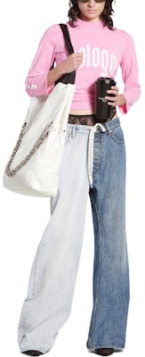 Balenciaga FW23 標誌印花長袖T恤 男女皆適合 標準版型 788244TQVK51200 1