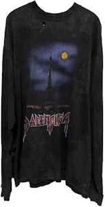 バレンシアガ FW23 ロゴプリント オーバーサイズ 長袖Tシャツ ユニセックス ブラック 744449TOVE41055 Buy バレンシアガ FW23 ロゴプリント オーバーサイズ 長袖Tシャツ ユニセックス ブラック 744449TOVE41055