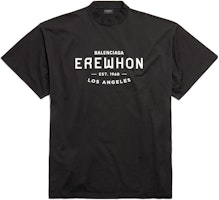 Balenciaga FW23 Logo Print Oversized Unisex Casual Crewneck T-Shirt. 787349TQVG31569 Balenciaga FW23 Logo Print Oversized Unisex Casual Crewneck T-Shirt. 787349TQVG31569