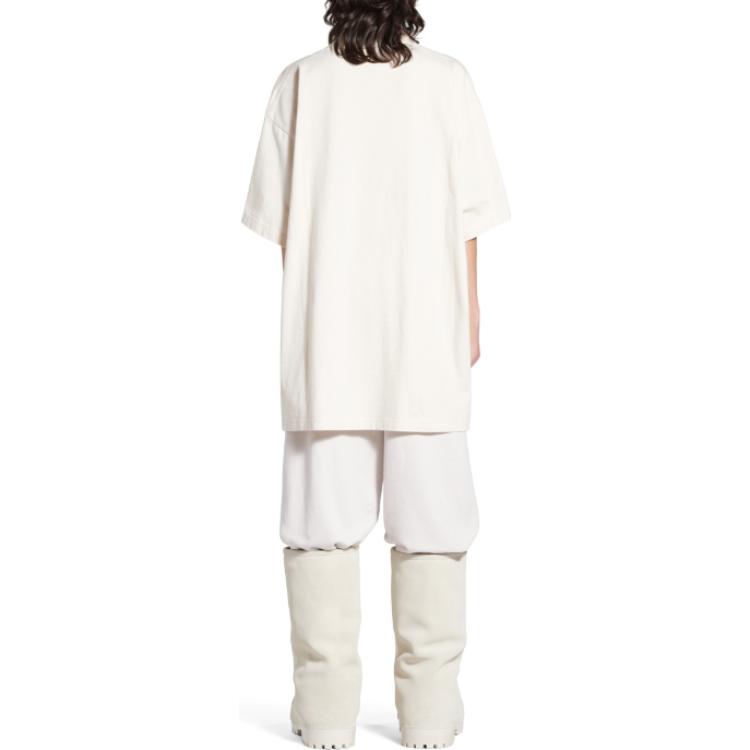 Purchase Balenciaga FW23 Logo Print Oversized Unisex Casual Crewneck T-Shirt. 787349TQVG31569