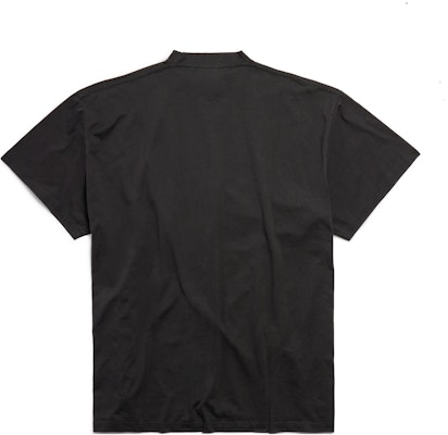 Balenciaga FW23 Logo Print Oversized Unisex Casual Crewneck T-Shirt. 787349TQVG31569 Cheap Balenciaga FW23 Logo Print Oversized Unisex Casual Crewneck T-Shirt. 787349TQVG31569