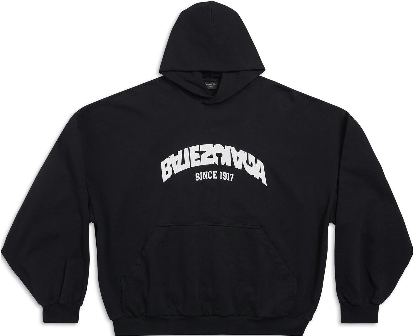 balenciaga-fw-23-oversized-black-logo-print-hoodie-unisex-761458-tpvg-11070
