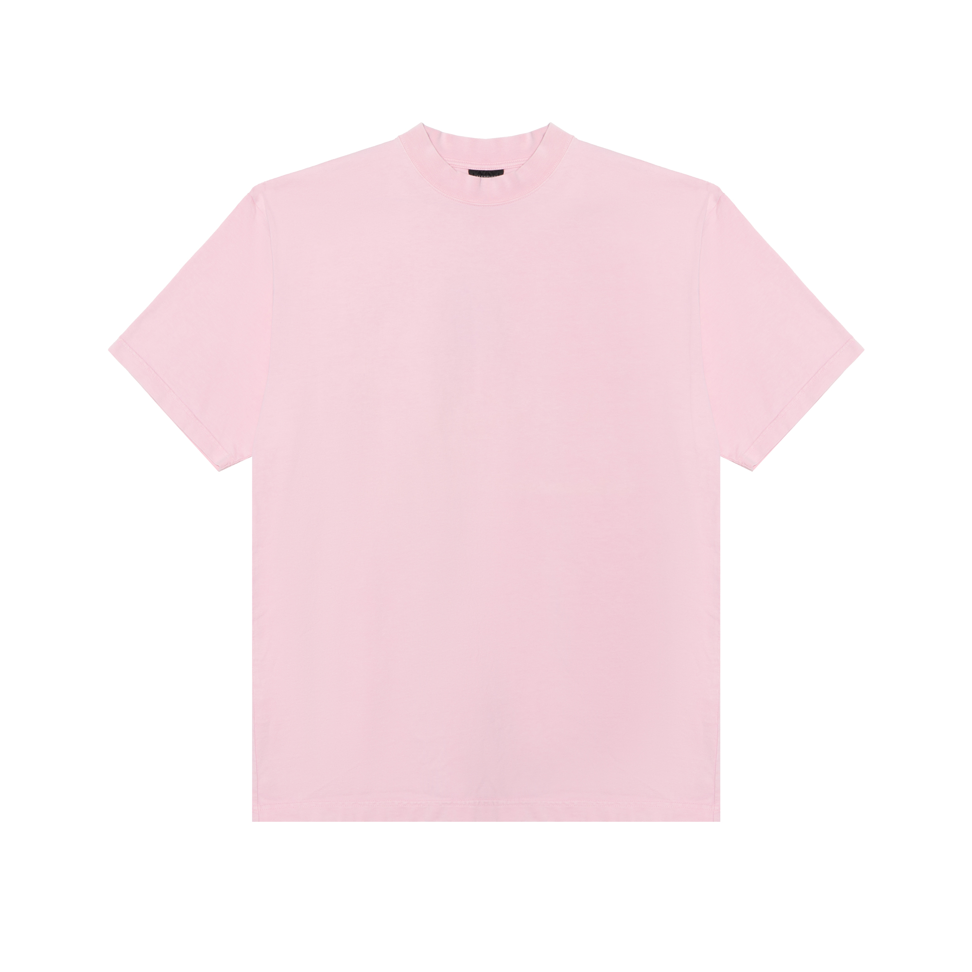 Balenciaga FW23 Pink Rhinestone Crewneck Short Sleeve T-Shirt Unisex Regular Fit 739784TOVU83167