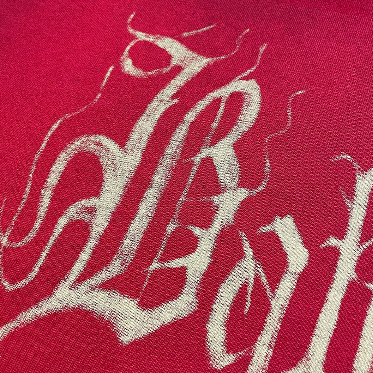 Balenciaga FW23 Red Relaxed Fit Crewneck T-Shirt  Casual Wear. 739784TOVE16400 圖 5