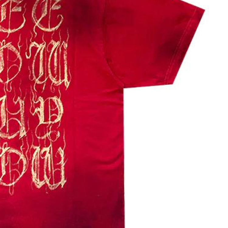 Balenciaga FW23 Red Relaxed Fit Crewneck T-Shirt  Casual Wear. 739784TOVE16400 圖 7