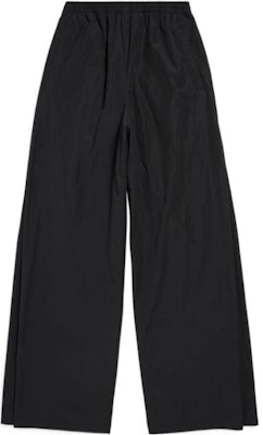 Balenciaga FW23 Celana Hitam Santai Unisex Wide-Leg Fit Kasual. 770502TNQ251000 Order Balenciaga FW23 Celana Hitam Santai Unisex Wide-Leg Fit Kasual. 770502TNQ251000