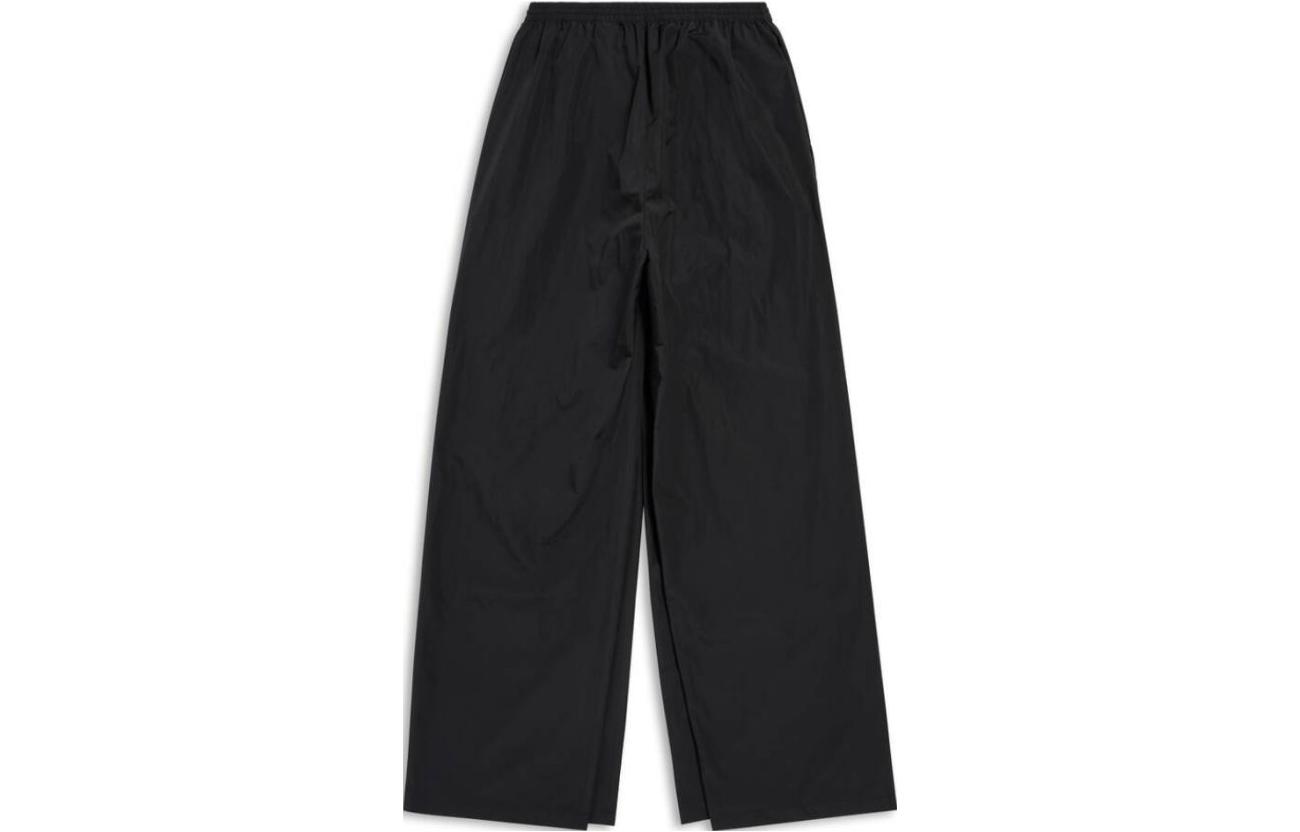Lookbook Balenciaga FW23 Celana Hitam Santai Unisex Wide-Leg Fit Kasual. 770502TNQ251000