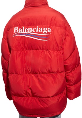 Balenciaga FW23 Jaket Kerah Berdiri Logo Solid Warna - Regular Fit 758045TYD361000 3