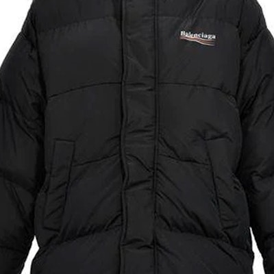 Balenciaga FW23 Jaket Kerah Berdiri Logo Solid Warna - Regular Fit 758045TYD361000 Shop Balenciaga FW23 Jaket Kerah Berdiri Logo Solid Warna - Regular Fit 758045TYD361000