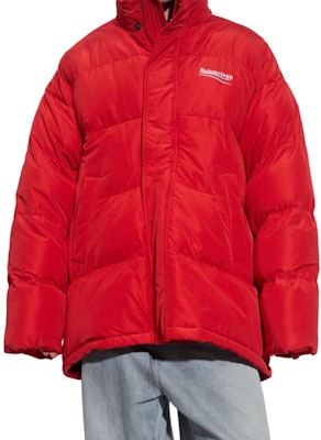 Balenciaga FW23 Jaket Kerah Berdiri Logo Solid Warna - Regular Fit 758045TYD361000 2