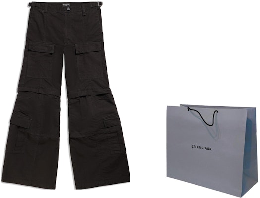 Balenciaga FW23 素色中腰寬鬆喇叭休閒工裝褲 男女款. 768810TKP279509 Shop Balenciaga FW23 素色中腰寬鬆喇叭休閒工裝褲 男女款. 768810TKP279509