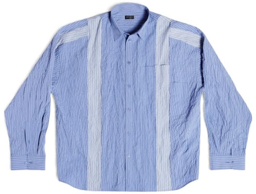 발렌시아가 FW23 스트라이프 컬러블록 싱글 오버사이즈 셔츠 블루 유니섹스. 751447TOM044249 Buy 발렌시아가 FW23 스트라이프 컬러블록 싱글 오버사이즈 셔츠 블루 유니섹스. 751447TOM044249