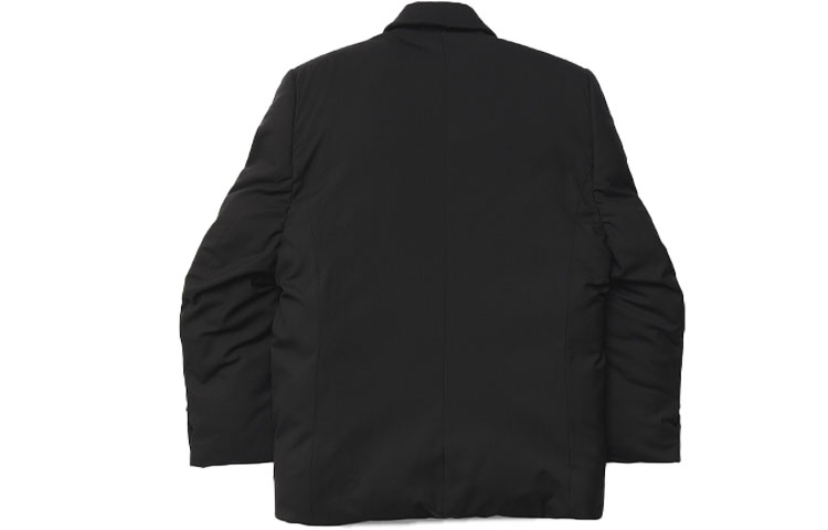 Lookbook Balenciaga FW23 Blazer Hitam Quilted Unisex Oversized Double-Breasted. 751714TOT031000