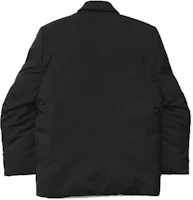 Lookbook Balenciaga FW23 男女黑色雙排釦菱格紋寬鬆西裝外套. 751714TOT031000