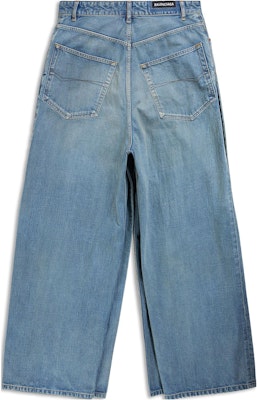 巴黎世家 FW23 男友风宽松直筒牛仔裤 蓝色. 767979TPW534868 Lookbook 巴黎世家 FW23 男友风宽松直筒牛仔裤 蓝色. 767979TPW534868