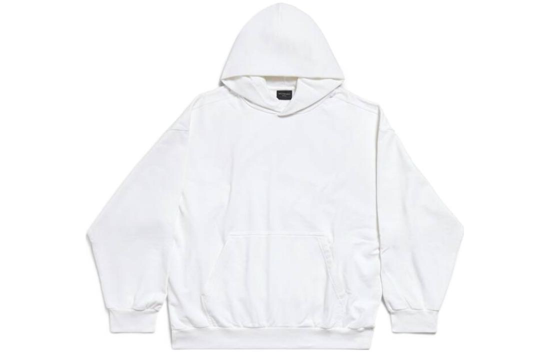 Order Sudadera Balenciaga FW23 Blanca con Letras Estampadas Unisex Ajuste Regular. 767877TPVU59601