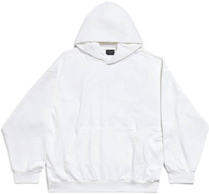 Sudadera Balenciaga FW23 Blanca con Letras Estampadas Unisex Ajuste Regular. 767877TPVU59601 Order Sudadera Balenciaga FW23 Blanca con Letras Estampadas Unisex Ajuste Regular. 767877TPVU59601