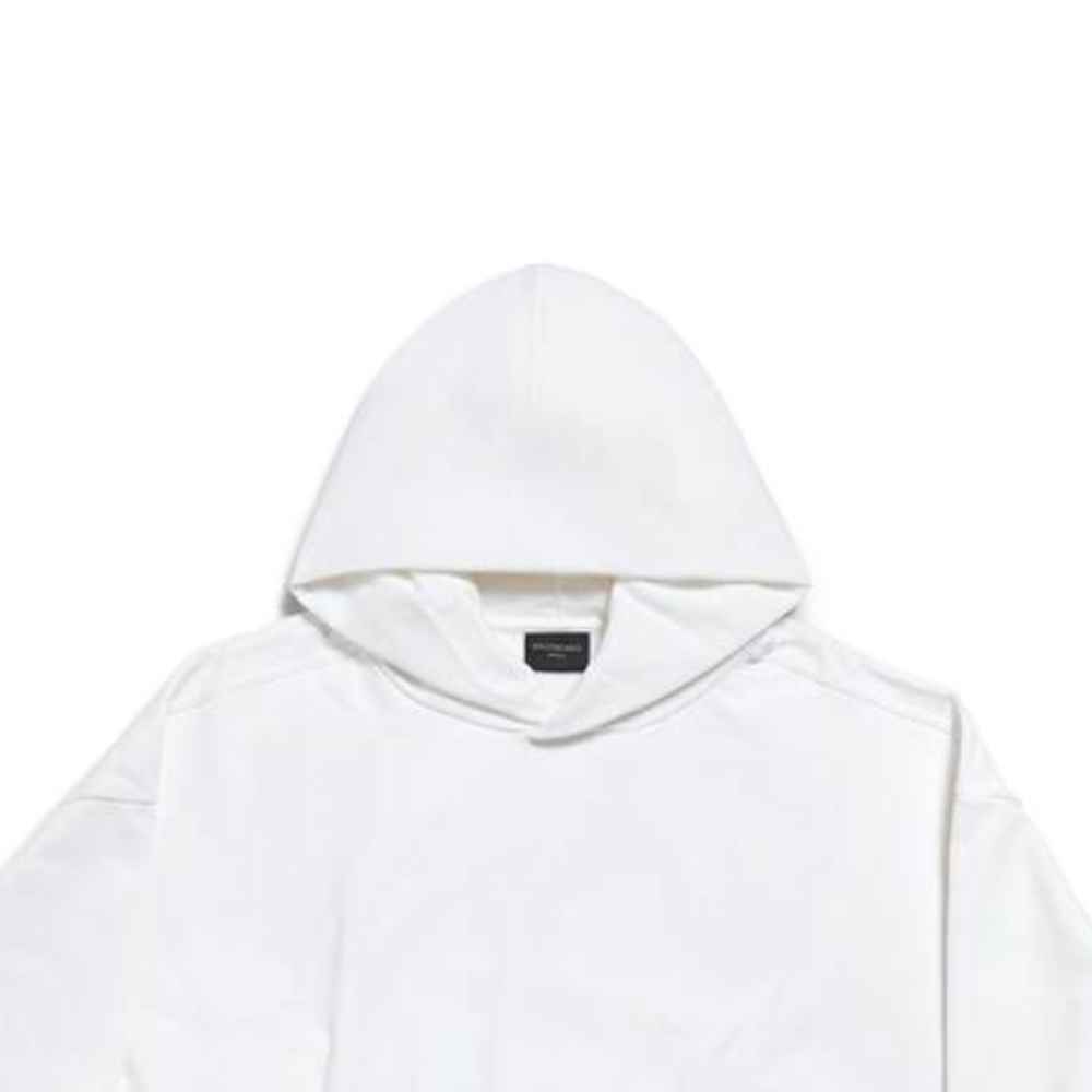 Shop Sudadera Balenciaga FW23 Blanca con Letras Estampadas Unisex Ajuste Regular. 767877TPVU59601