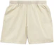 Order Balenciaga FW24 Pantalones Cortos Beige Elásticos Rectos Casuales. 676137TRVJ39755