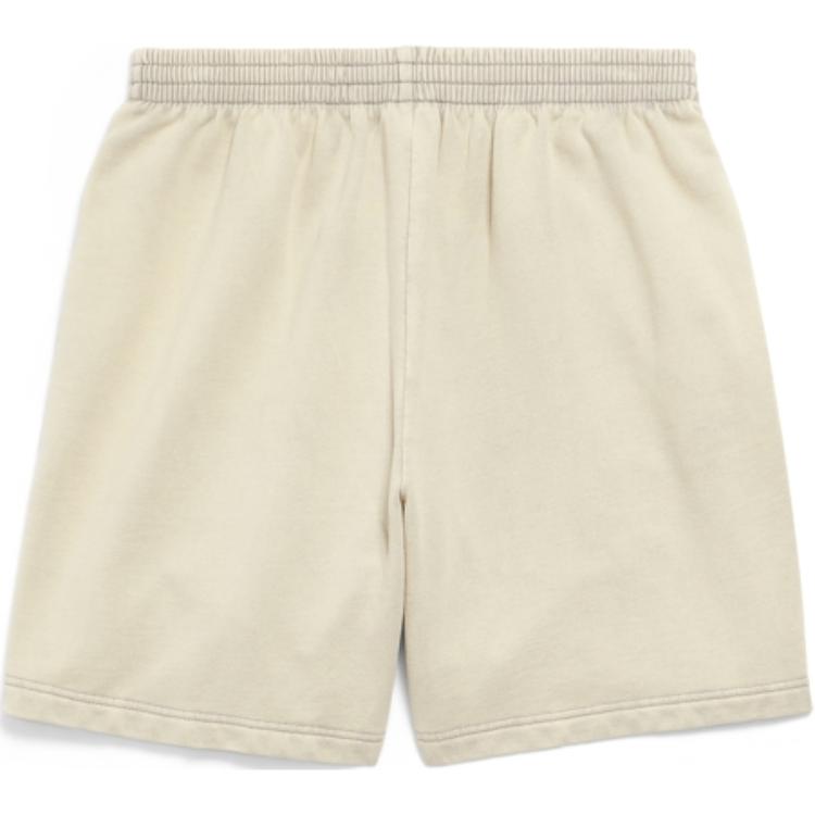 Lookbook Balenciaga FW24 Pantalones Cortos Beige Elásticos Rectos Casuales. 676137TRVJ39755