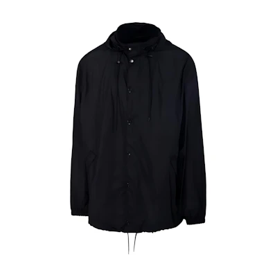 Balenciaga FW24 Black Letter Logo Print Hooded Jacket Regular Fit. 791285TPO061000