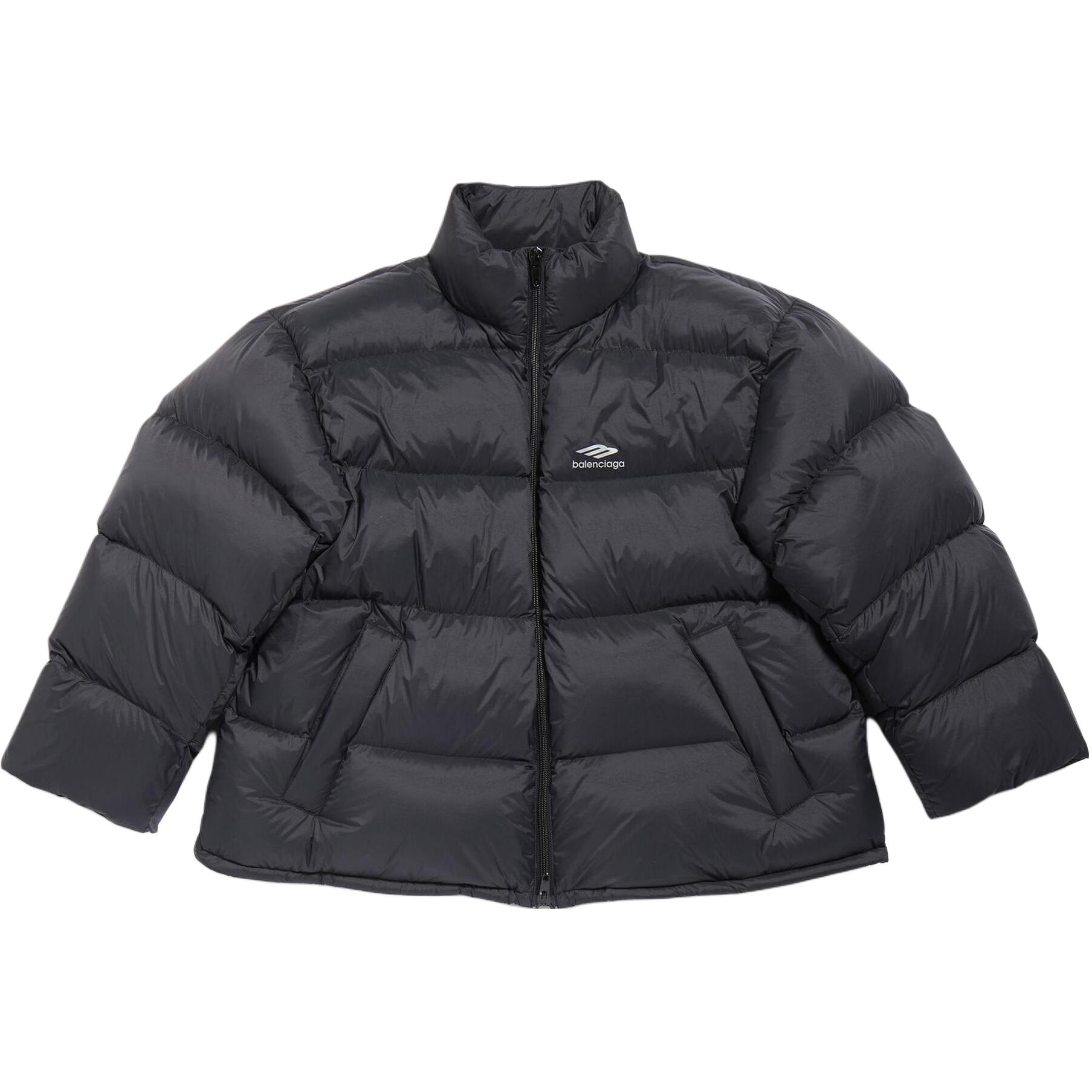 Buy Balenciaga FW24  Black Loose Fit Skiwear Long Sleeve Jacket. 773986TPO391000