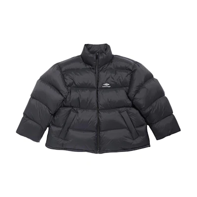 Balenciaga FW24 Black Loose Fit Skiwear Long Sleeve Jacket. 773986TPO391000