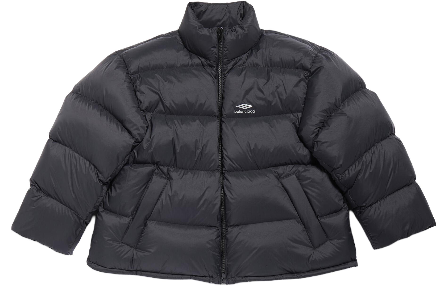 Order Balenciaga FW24  Black Loose Fit Skiwear Long Sleeve Jacket. 773986TPO391000