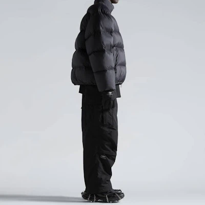 Balenciaga FW24 Black Loose Fit Skiwear Long Sleeve Jacket. 773986TPO391000 Details for Balenciaga FW24 Black Loose Fit Skiwear Long Sleeve Jacket. 773986TPO391000