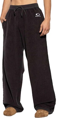 Balenciaga FW24 黑色寬管針織運動褲 刺繡Logo 超火熱搜尋款式 808266TRVF3 Purchase Balenciaga FW24 黑色寬管針織運動褲 刺繡Logo 超火熱搜尋款式 808266TRVF3