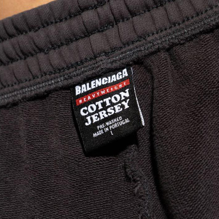 Details for Balenciaga FW24 黑色寬管針織運動褲 刺繡Logo 超火熱搜尋款式 808266TRVF3