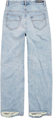 巴黎世家 FW24 蓝色常规版牛仔裤 配拉链口袋极简设计 810786TRW556185 Lookbook 巴黎世家 FW24 蓝色常规版牛仔裤 配拉链口袋极简设计 810786TRW556185