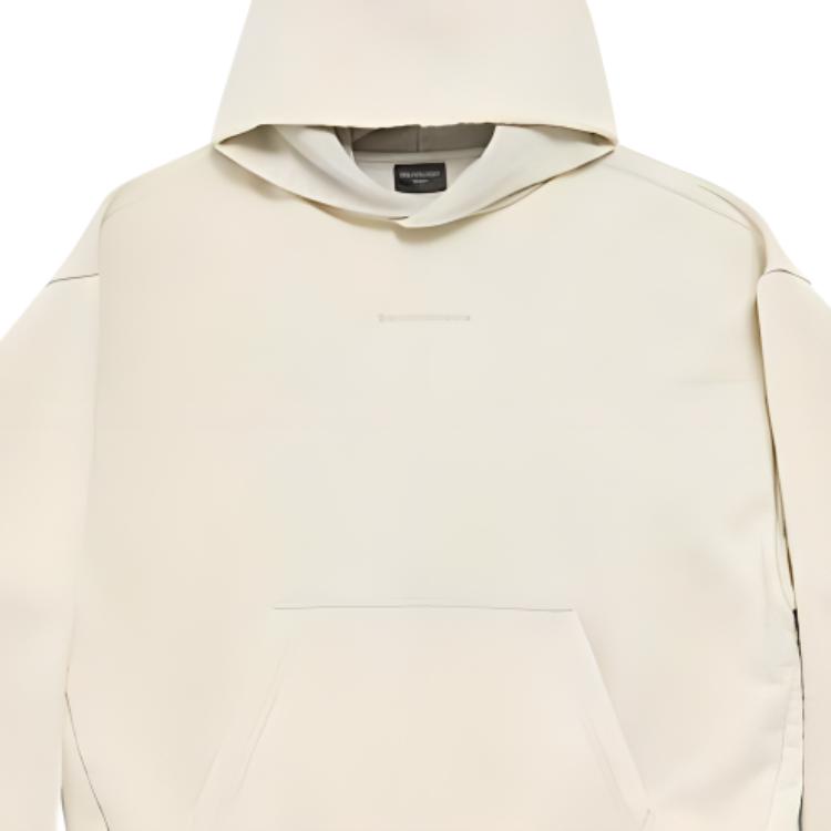 Details for Balenciaga FW24  Logo Hoodie Light Grey Regular Fit. 767877TRVJ39755