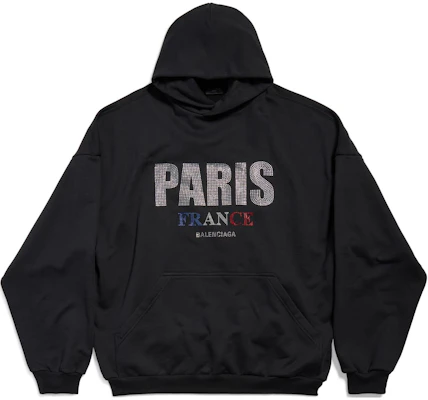 巴黎世家 FW24 字母印花黑色连帽衫 男女同款宽松版型. 803265TRVL41000 Buy 巴黎世家 FW24 字母印花黑色连帽衫 男女同款宽松版型. 803265TRVL41000