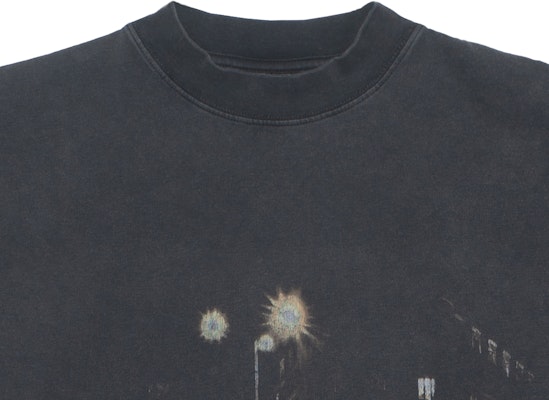 Balenciaga FW24 Alphabet Print Oversized Unisex Black Crewneck T-Shirt. 787349TRVP71041 Shop Balenciaga FW24 Alphabet Print Oversized Unisex Black Crewneck T-Shirt. 787349TRVP71041