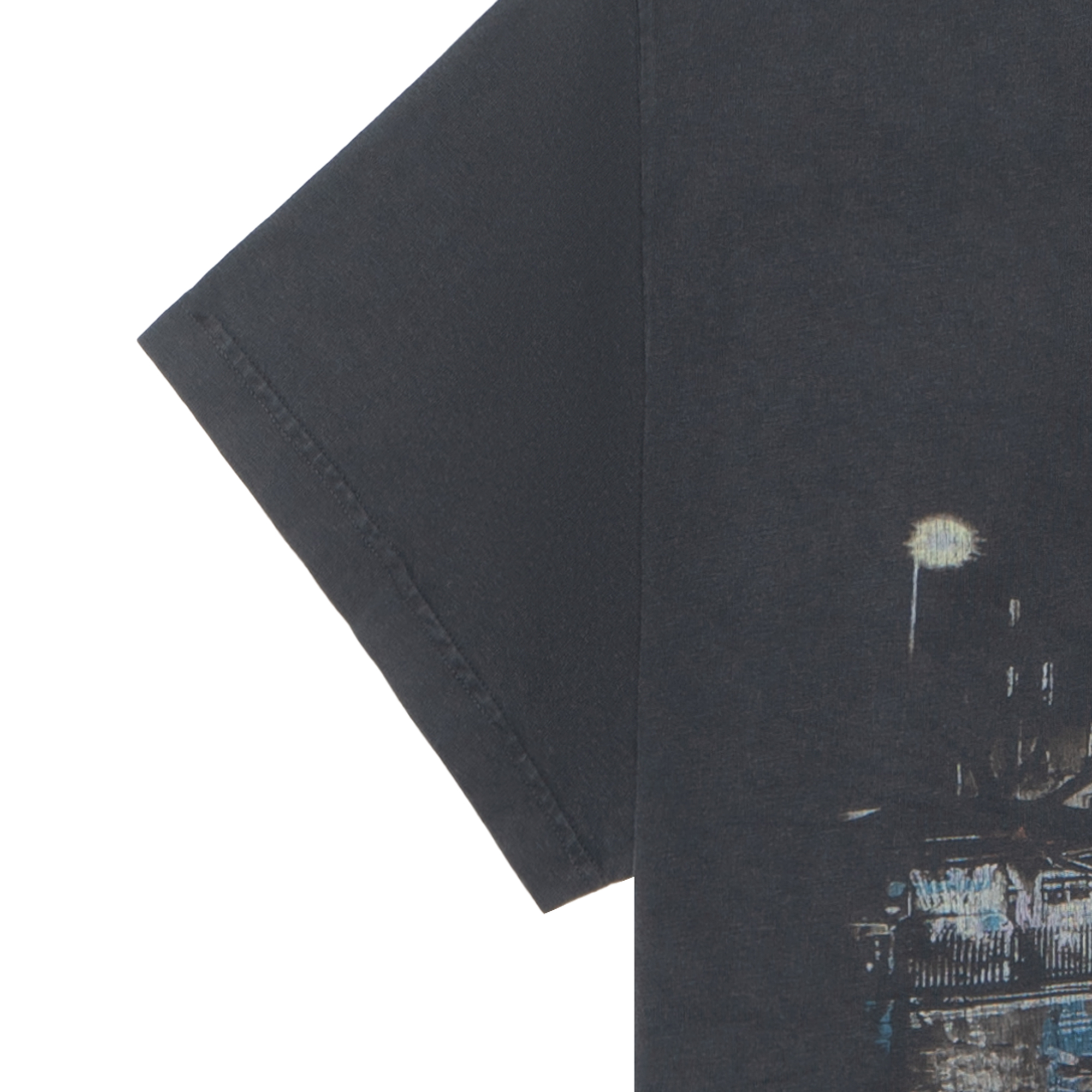 Purchase Balenciaga FW24 Alphabet Print Oversized Unisex Black Crewneck T-Shirt. 787349TRVP71041