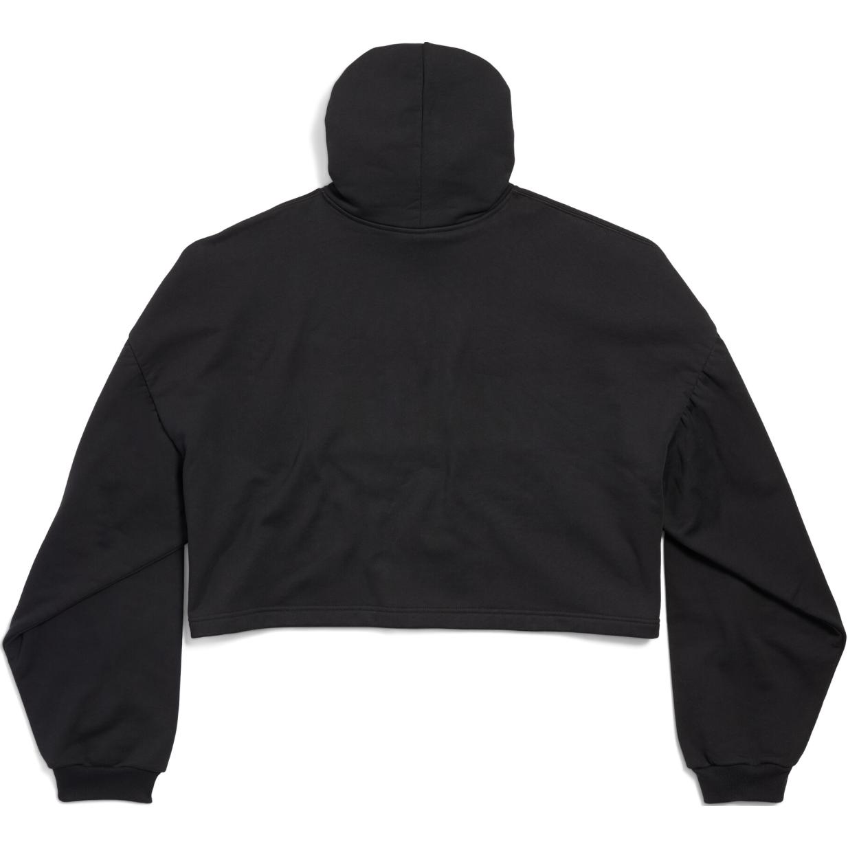 Balenciaga FW24 Black Letter Print Hoodie Unisex Oversized Fit, Short Style. 818433TRVL41000 圖 3