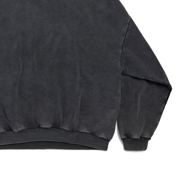 Balenciaga FW24 Black Letter Print Hoodie Unisex Oversized Casual Long Sleeve 803265TRVN21048 圖 6