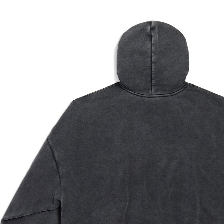 Balenciaga FW24 Black Letter Print Hoodie Unisex Oversized Casual Long Sleeve 803265TRVN21048 圖 7