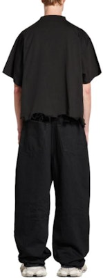 Balenciaga FW24 Black Logo Embroidered Unisex Crewneck T-Shirt. 783399TQVS81083 Shop Balenciaga FW24 Black Logo Embroidered Unisex Crewneck T-Shirt. 783399TQVS81083