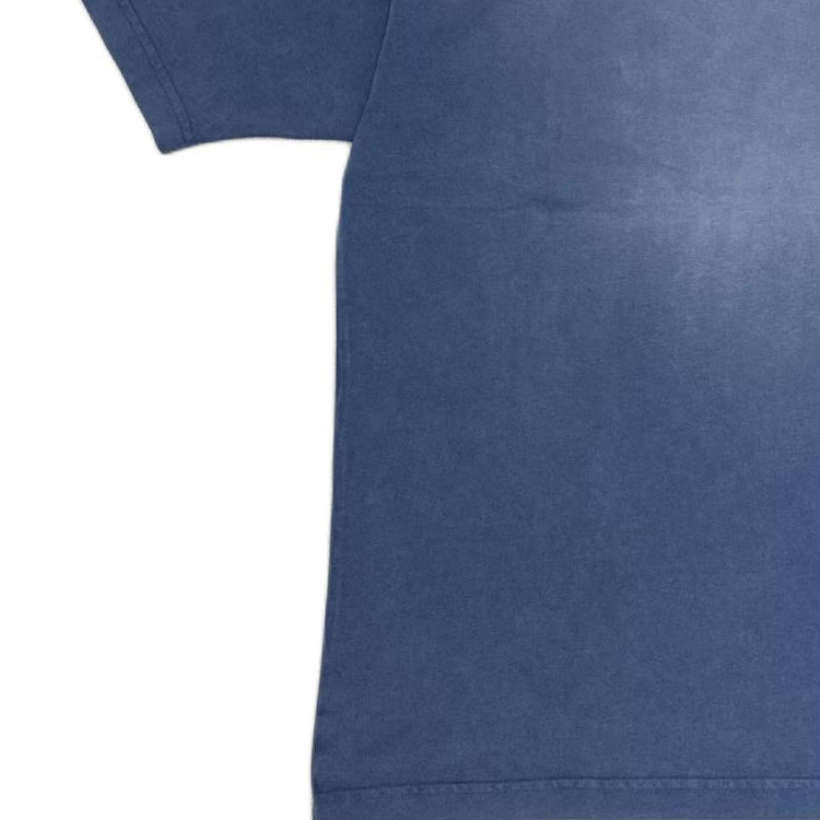 Balenciaga FW24 Blue Logo Embroidered Crewneck T-Shirt Mens. 764235TPVU42671 圖 6