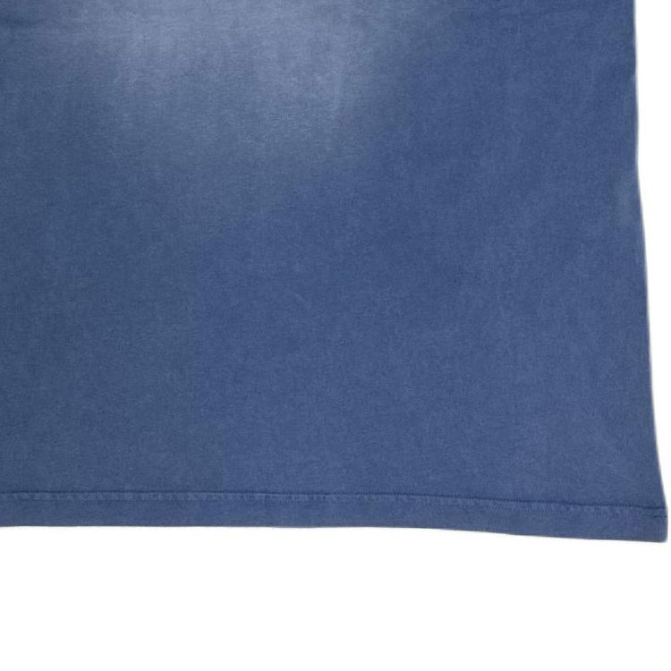 Balenciaga FW24 Blue Logo Embroidered Crewneck T-Shirt Mens. 764235TPVU42671 圖 8