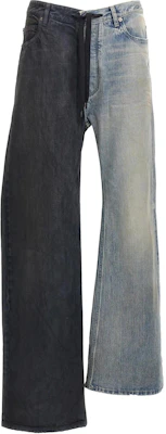 Balenciaga FW24 Jeans Potongan Lurus Unisex Denim Biru Longgar. 793766TQW722632 Buy Balenciaga FW24 Jeans Potongan Lurus Unisex Denim Biru Longgar. 793766TQW722632